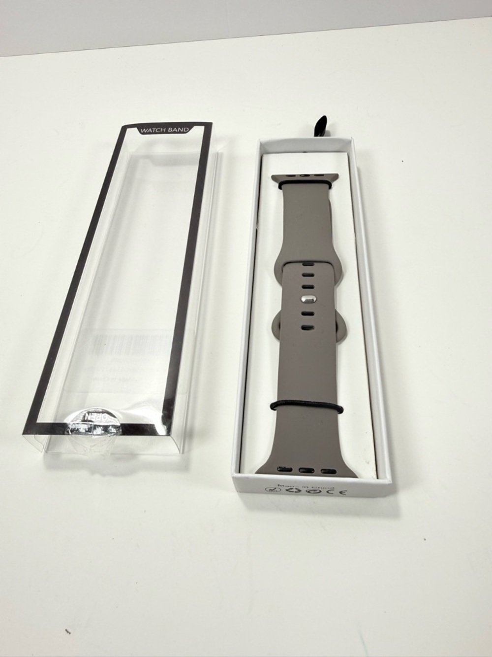 Silicone Smartwatch Band for Apple Watch 42/44mm- Taupe Gray